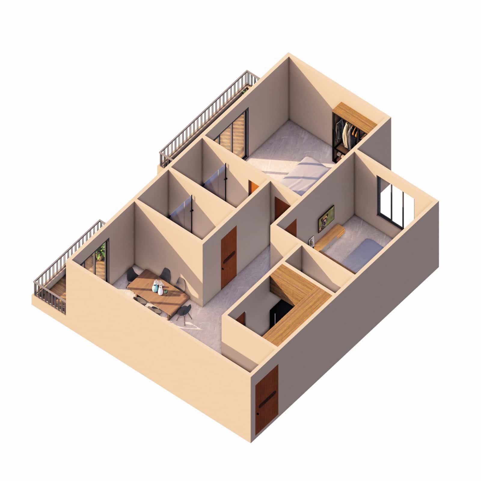 Apartment/Flat for sale in Varanasi  : Spacious 2 & 3 BHK Home